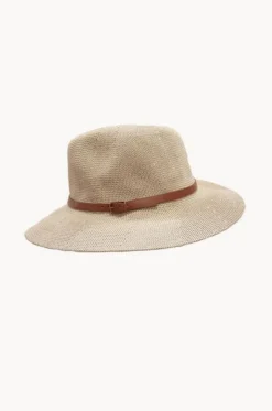 Adjustable Knit Leather Band Fedora