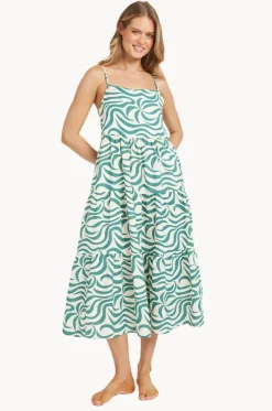 All The Waves Lost Love Maxi Dress