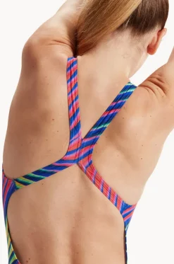 Allover Digital Powerback One Piece