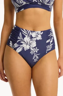 Aloha Gathered High Waist Pant