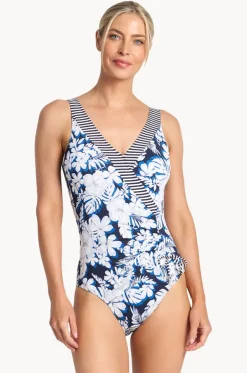Anchor Gathered Surplice One Piece
