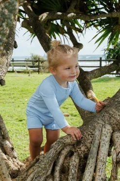 Baby Boys Zip Boyleg Sunsuit