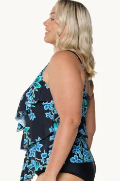 Bahamas Blue Tiered Frill Tankini Separate