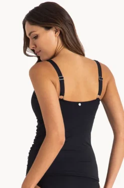 Basix F/G Cup Ruched Tankini Separate