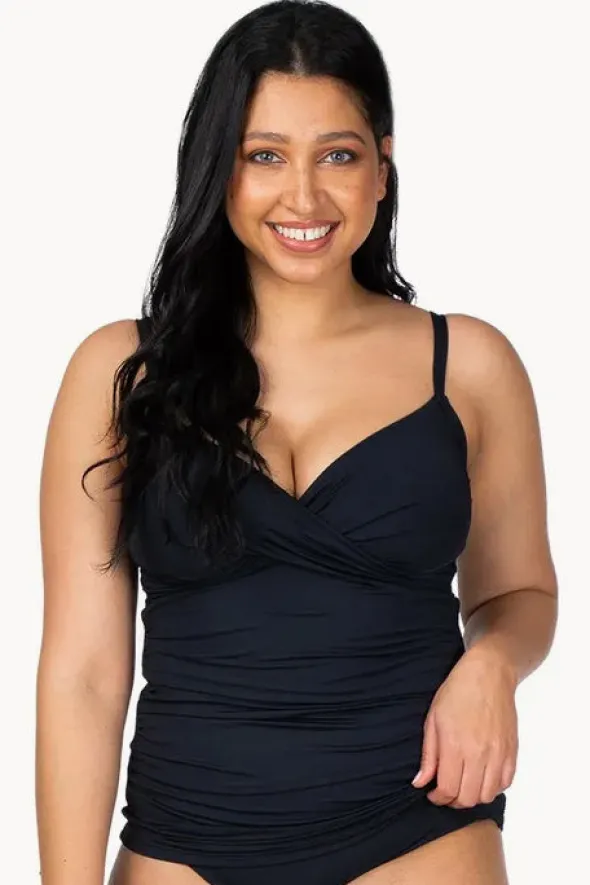 Basix Twist Front Tankini Separate