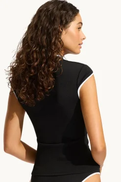 Beach Bound Cap Sleeve Suntop