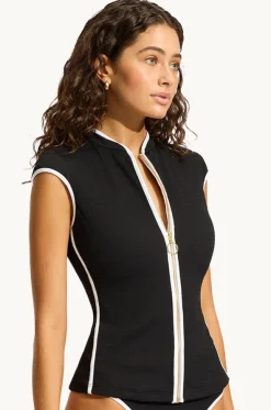 Beach Bound Cap Sleeve Suntop