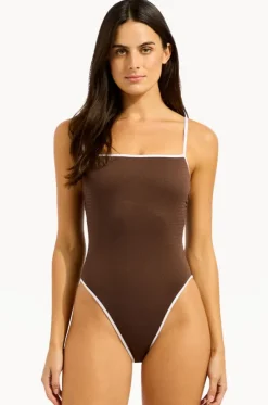 Beach Bound Square Neck One Piece