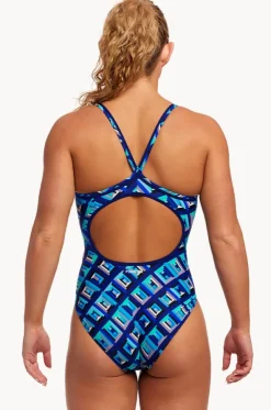 Blue Bunkers Diamond Back One Piece