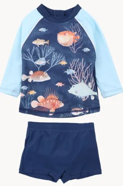 Boys Aiden Fish Suntop Set