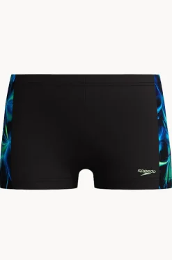 Boys Allover Print Panel Aquashort