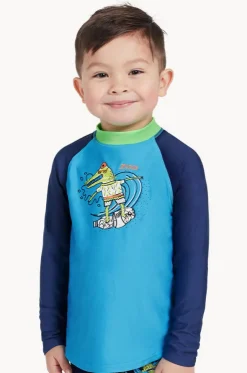 Boys Crocodile Long Sleeve Suntop