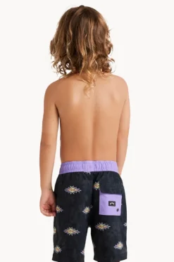 Boys Diamond Grit Layback Boardshort