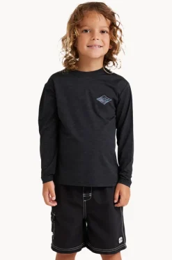 Boys Diamond Shoreline Long Sleeve Suntop