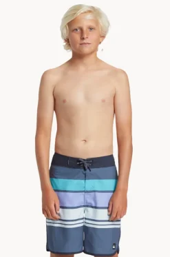 Boys Everyday Stripe 17" Boardshort