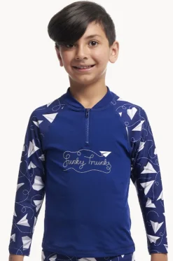 Boys Paper Plain Suntop