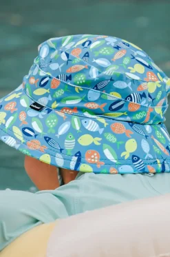 Boys Pisces Classic Bucket Sunhat