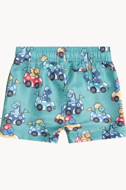 Boys Racer Dino Swim Short