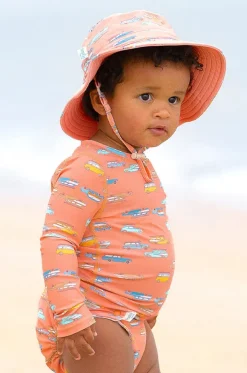 Boys Surfs Up Swim Sunhat