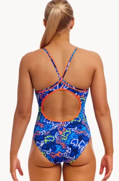 Broken Hearts Diamond Back One Piece