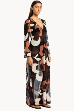 Cactus Garden Mesh Cover Up