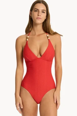 Caracus Longline Halter One Piece