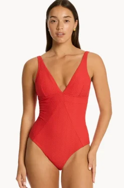 Caracus Scoop Back Panel Line One Piece
