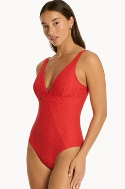 Caracus Scoop Back Panel Line One Piece