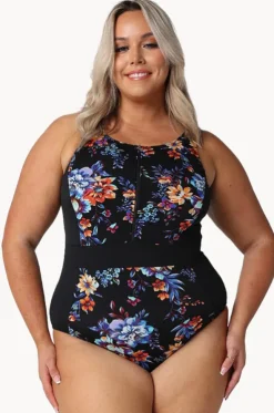 Catalina Zip High Neck One Piece