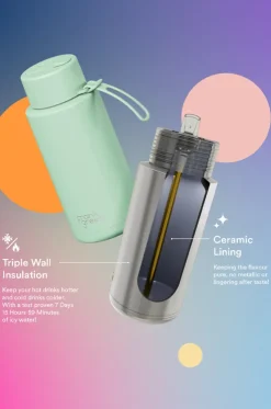 Ceramic Drink Bottle 1L