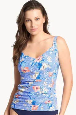 Chilio DD/E Cup Ruched Tankini Separate