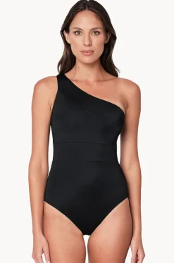 Classic One Shoulder One Piece
