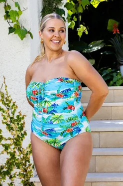 Cocos Islands Bandeau One Piece