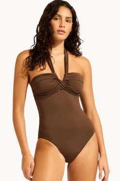 Collective Halter Bandeau One Piece