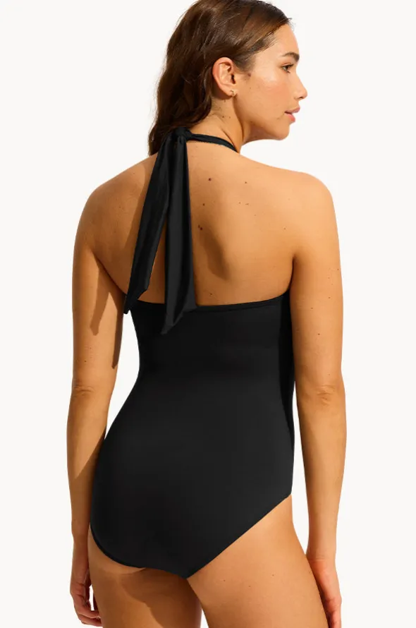 Collective Halter Bandeau One Piece
