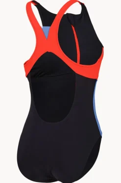Colourblock Zip One Piece
