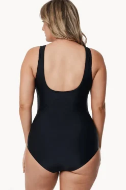 Cosmopolitan Mesh Bar High Neck One Piece