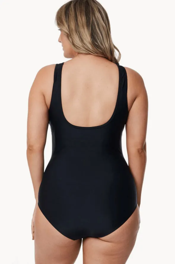 Cosmopolitan Mesh Bar High Neck One Piece