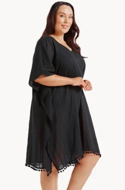 Cotton V Neck Kaftan