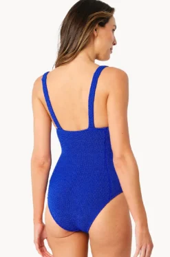 Crinkle Classic Square Neck One Piece