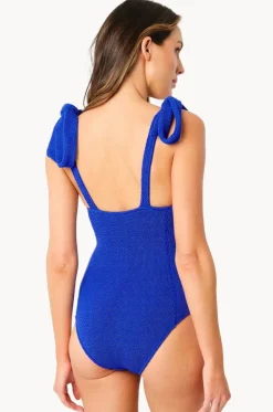 Crinkle Classic Square Neck One Piece