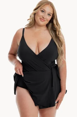 Cross Over Swim Dress