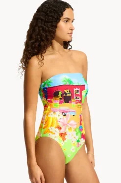 Cuba Bandeau One Piece