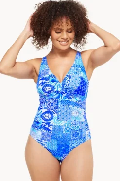 Delta Twist Front One Piece