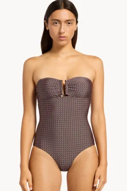 Desert Geo Bandeau One Piece