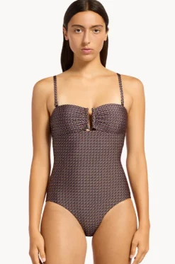 Desert Geo Bandeau One Piece
