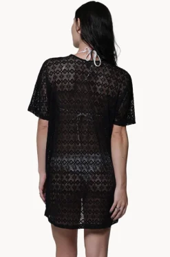 Diamante Open Front Kimono