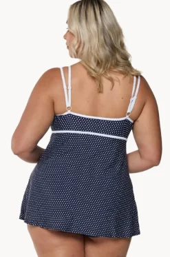 Dots DD/E Cup Swim Dress One Piece
