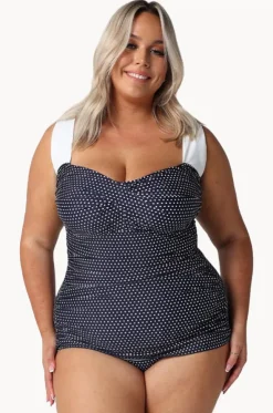 Dots Skirted Retro One Piece