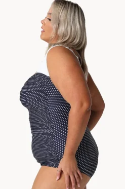 Dots Skirted Retro One Piece